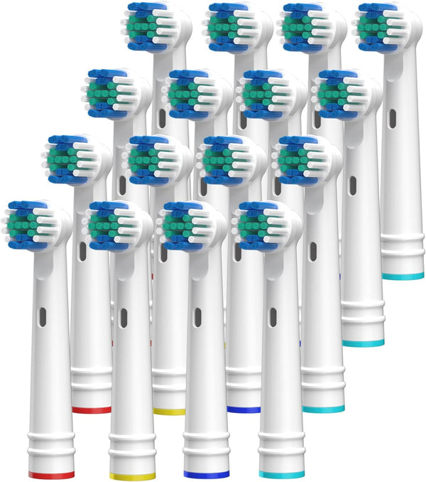 Replacement Toothbrush Heads for Oral B Braun, 16 Pack Compatible with Oral-B Models for Adults and Kids