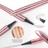 Magic Eyebrow Pencil, Waterproof Microblading Pen for Women, 4 Fork Tip for Natural-Looking Defined Brows (Dark Brown)