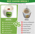 Senvia Crackling Wood Wick Candle, Non Toxic Clean Citrus Scented Candle, Long Lasting Strong Scent for Small to Medium