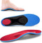 Orthotics Arch Support Insoles for Metatarsalgia - Mortons Neuroma Inserts Relief for Flat Feet, Plantar Fasciitis (Red