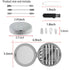 Strogem Reusable Cotton Swabs with Mirror for Makeup Application and Cleaning, Portable Washable Silicone Q-Tip (Gray)