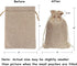 Lot of 30 Burlap Bags with Drawstring, Gift Bags Jewelry Pouches for Wedding Party and DIY Craft, 5 x 7 Inches