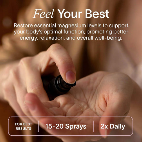Ladywell Topical Magnesium Oil Spray | Mood, Cycle & Stress Support | PMS, PCOS, Fertility, Menopause, Hormone Balance