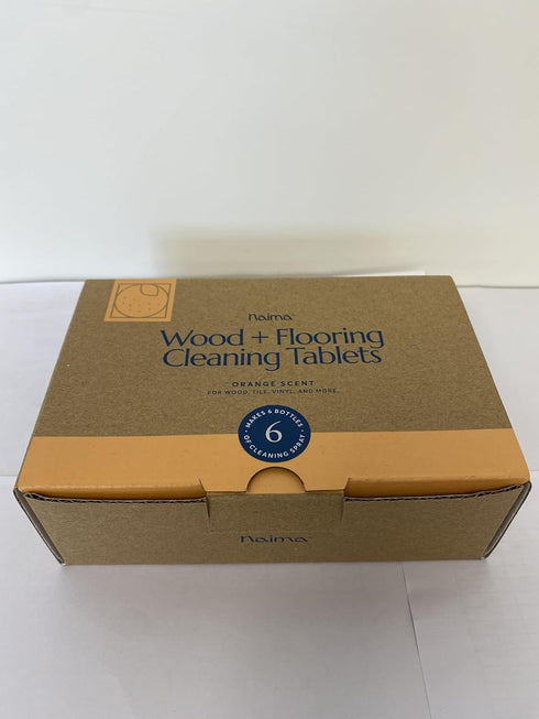 CLEANOMIC Wood and Flooring Cleaning Tablets, 6 Pack, All-Purpose Multi-Surface Household Cleaner Tablets