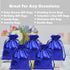 Gbateri 35pcs Satin Gift Bags, 6 x 9 inches Drawstring Party Favor Bags, Silk Jewelry Pouches for Christmas Gifts