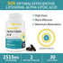 Liposomal Alpha Lipoic Acid 1400mg Softgels, ALA Supplement with 1000mg L-Carnitine, 100mg Ubiquinol & 10mg Vitamin E
