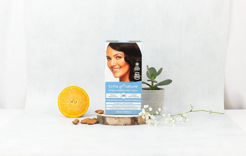 Tints of Nature 3N Natural Dark Brown Permanent Hair Dye, 4.4 fl oz, Ammonia-Free, Nourishes Hair