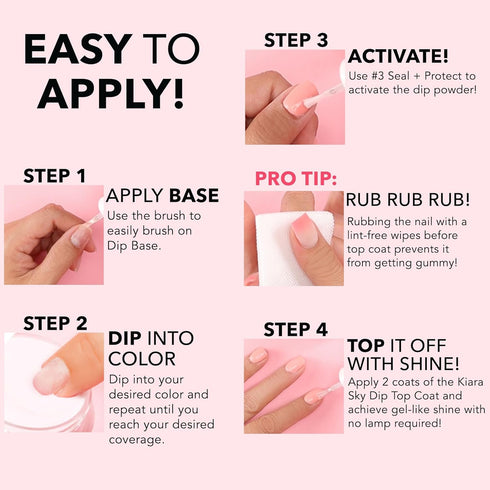 Kiara Sky Professional Nails Dipping Powder, MEDIUM PINK, 2 oz