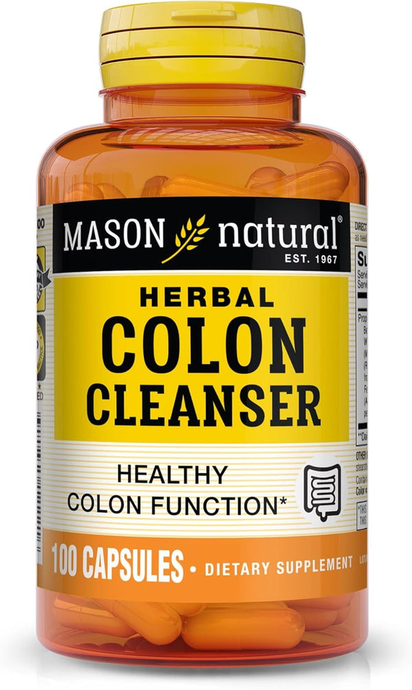 MASON NATURAL Herbal Colon Cleanser, 300 Day Supply, 3 Pack, Supports Digestive Health