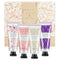 spa luxetique Hand Cream Set, Pack of 4 Christmas Gift Set Enriched with Shea Butter for Dry Hands, Travel Size