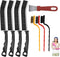 WDRIGE 8Pcs Crevice Cleaning Brushes for Household Use, Grout Cleaner Brush, Hard Bristle