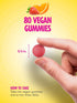 Sundance Hair, Skin, and Nails Gummies, 80 Count, with Biotin 2,500 mcg, Vegan, Non-GMO, Gluten Free