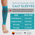 KEKING Calf Compression Sleeves for Men Women, Leg Compression Sleeves, Footless Compression Socks for Running, Shin