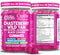 Clean Nutra Menopause Supplements for Women Chastberry Wild Yam Gummies Inositol Black
