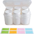Empty Plastic Pill Bottle Organizer, Medicine Bottle with Caps (40ml) for Vitamins and Chemicals
