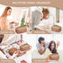 Large Capacity Makeup Bag, Waterproof PU Leather Travel Cosmetic Bag for Women and Girls
