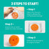 HELIME Scrub Sponges Dish Scrubber, Non-Scratch Multi-Functional Color Sponge, Temperature Controlled Cleaning Pads