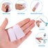 Tondiamo 20 Pieces Silicone Finger Cots Protectors Caps for Wound, Breathable Finger Cover Sleeves for Cracking, Eczema