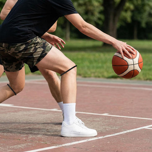 Macuezu 6 2.5 Inch Pcs Patella Bands, Silicone Knee Bands for Patellar Tendon Support, Diameter Basketball Knee Band