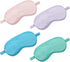 4 Pcs Silk Eye Mask, Smooth Soft Satin Sleep Mask with Ear Plugs for Travel Nap Relaxation, Light Colors