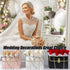 Wazoci 4pcs Paper Flower Bags for Bouquets, Flower Boxes for Arrangements, Paper Flower Gift Bags with Handles Florist