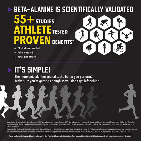 NOW Foods Sports Nutrition Beta-Alanine 750 mg, 120 Veg Capsules, Delays Muscle Fatigue*