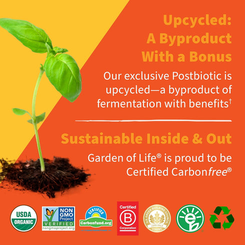 Garden of Life Dr Formulated Probiotics - 30 Billion CFU Pre + Pro + Postbiotics for Digestive Support