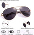 EYEGUARD Unisex Classic Style Bifocal Sunglasses Readers, UV400 Protection Outdoor Reading Glasses