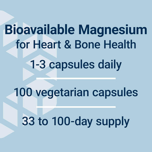 Life Extension Magnesium Supplement 100 mg, Citrate for Heart, Bone Health, Immune Support, 100 Veg Capsules