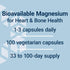 Life Extension Magnesium Supplement 100 mg, Citrate for Heart, Bone Health, Immune Support, 100 Veg Capsules