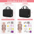 Travel Toiletry Bag for Women, Portable Makeup Cosmetic Bag with Hanging Hook, Travel Essentials 3 in 1 Packing Organizer Travel Bag for Accessories, Shampoo, Full-size Container, Toiletries