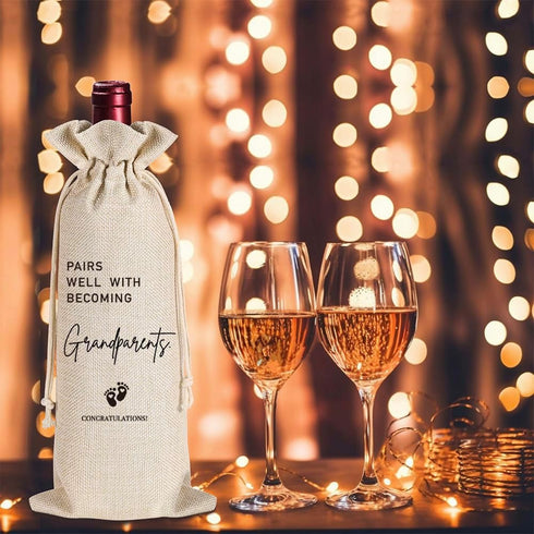 Opininqo 2026 Grandparent Gift - Pairs Well With Becoming Grandparent, Pregnancy Announcement Gifts for Grandmother