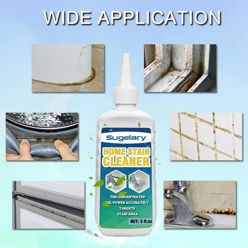 Sugelary Mold Stain Cleaner Gel, 5 fl oz Multi Home Stain Cleaning Gel for Washing Machine, Fridge, Bathroom