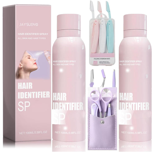 VEZE Face Shaving Hair Identifier Sp-Gel - Skin Dermaplaning Sp-Ge for Moisturizing and Skin Care, Pink