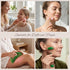 JdLongyuan Pink Resin Gua Sha Scraping Massage Tool, Handheld Myofascial Release Tool with Handle Hole for Muscle