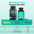 Premium Blend of 52 Trace Minerals Complex - 120 Organic Capsules, Full Spectrum Ionic Mineral Blend
