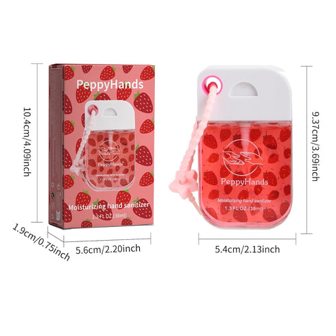 PeppyHands 4Pcs 4 5.4 OZ. 500-Sprays Hydrating Hand Sanitizer Spray, Scents, FL. Portable Sanitizer Spray for Travel
