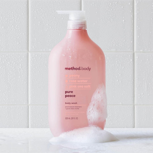 Method Body Wash, Pure Peace, Paraben and Phthalate Free, Biodegradable Formula, 28 oz