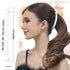 RC ROCHE ORNAMENT 6 Pcs Thin Banana Ponytail Maker Holder, Cute No Slip Grip Hair Clasp Clip for Women