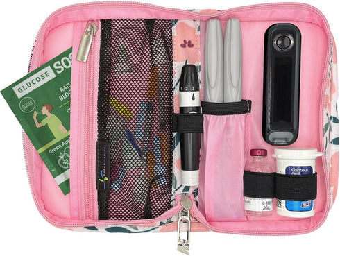 Sugar Medical Diabetes Supply Case |Diabetic Care Products | Diabetic Supplies Travel Organizer | Diabetic Supply Bag |