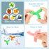 8 Pcs Y Shaped Aligner Colorful Tray Seaters for Invisible or Metal Braces, 8 Colors and Scents