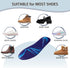 ISQFIQ 8MM Memory Foam Inserts for Women Thin Total Low Profile Design for Foot Pain Relief All Day Comfort Replacement