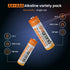 Sogrand Pack, 48 Count 24 24 1.5V 10 AA and AAA Batteries Combo AA and AAA, Alkaline Batteries, Year Shelf Life