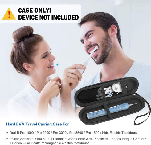 Travel Case Bundle for Electric Toothbrush - Durable Protection