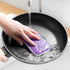 6 Pack Multi-Purpose Scrub Sponges in 6 Colors, Non-Scratch Microfiber for Effortless Kitchen Cleaning