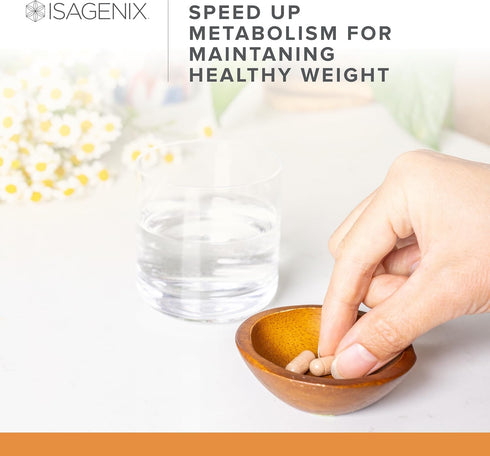 Isagenix Natural Accelerator New Blend | Supports Enhanced Metabolism | Features Sinetrol Patented Ingredient
