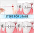 Floss Threaders, 100 Pcs Dental Floss for Braces, Nylon Loop Design for Deep Clean Dental Care Tools