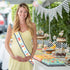 Mommy Race Car Twins Baby Shower Decorations Black White Checkered A Little Racer Is on the Way of Twins Sash Gift