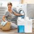 Laundry Detergent Dispenser, 2 Pack, 78 oz with 4 Removable Labels, BPA Free & PET Plastic Clear