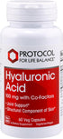 PROTOCOL FOR LIFE BALANCE Hyaluronic Acid, 100mg - Skin & Joint Support, 60 Veg Caps
